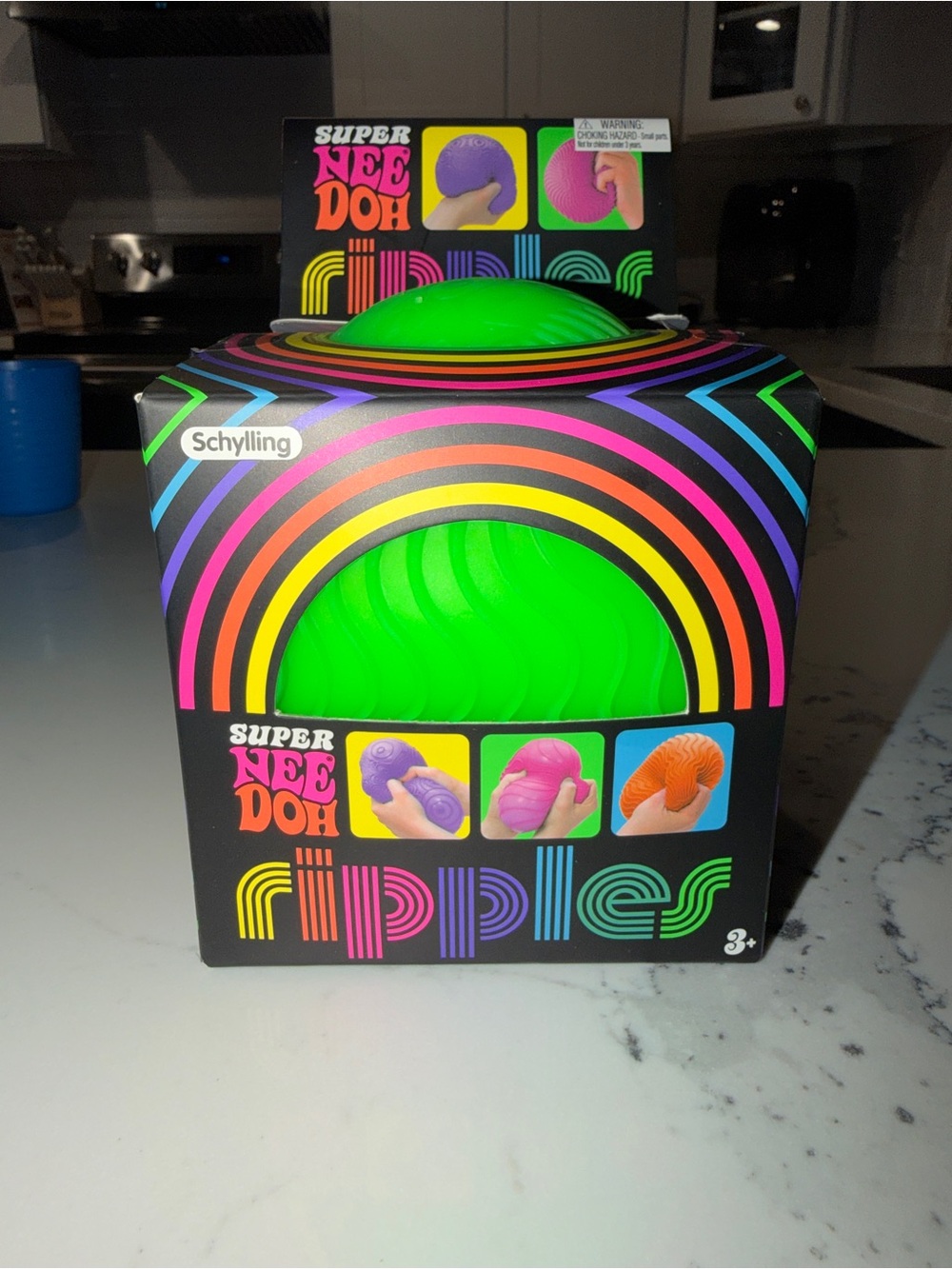 Super Nee Doh Fiddles Sensory Squeeze Toy - Green by